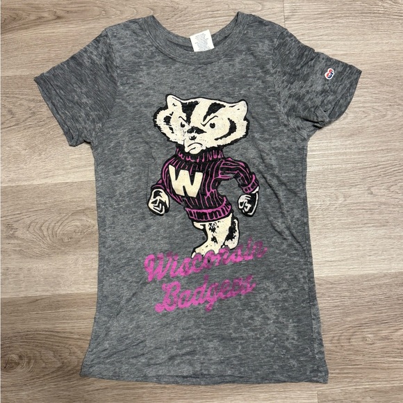 SOLD Y2K Women’s Chip & Pepper Wisconsin Badgers T-Shirt - Picture 1 of 6
